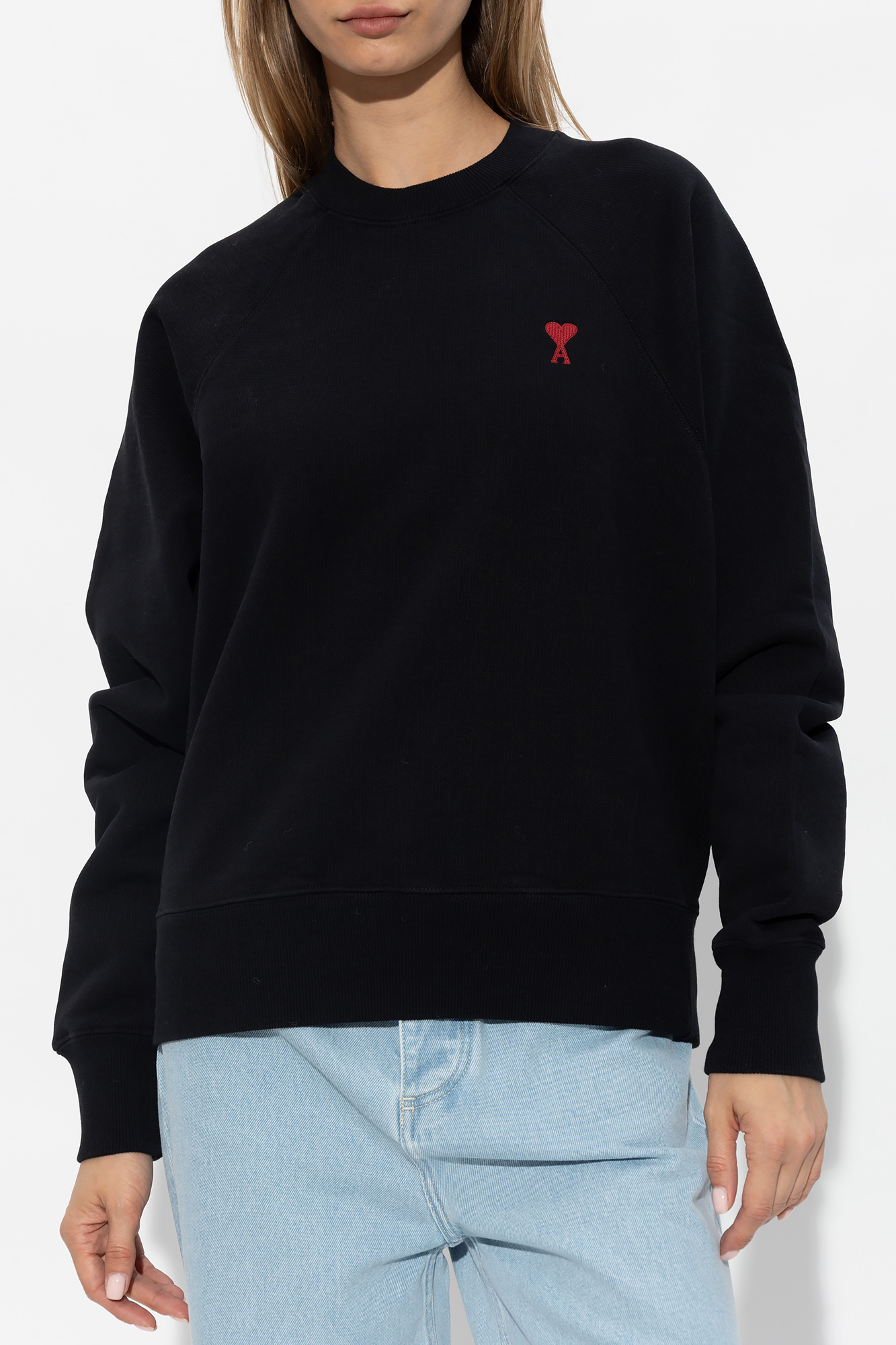 Ami black sale sweatshirt